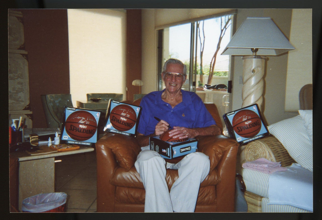 George Mikan Signed Autographed Spalding Basketball HOF Inscribed /100