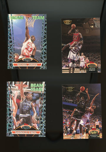 1992-93 Stadium Club Basketball Members Only Complete Set in Binder w/ Beam Team