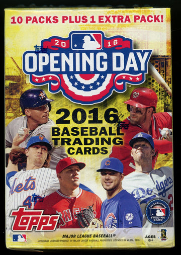 2016 Topps Opening Day Baseball Blaster Box Factory Sealed