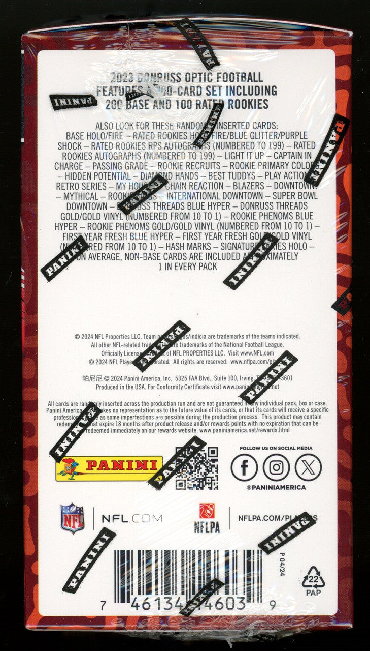2023 Panini Donruss Optic Football Blaster Box