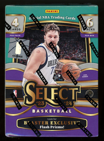 2023/24 Panini Select Basketball Blaster Box Flash Prizms