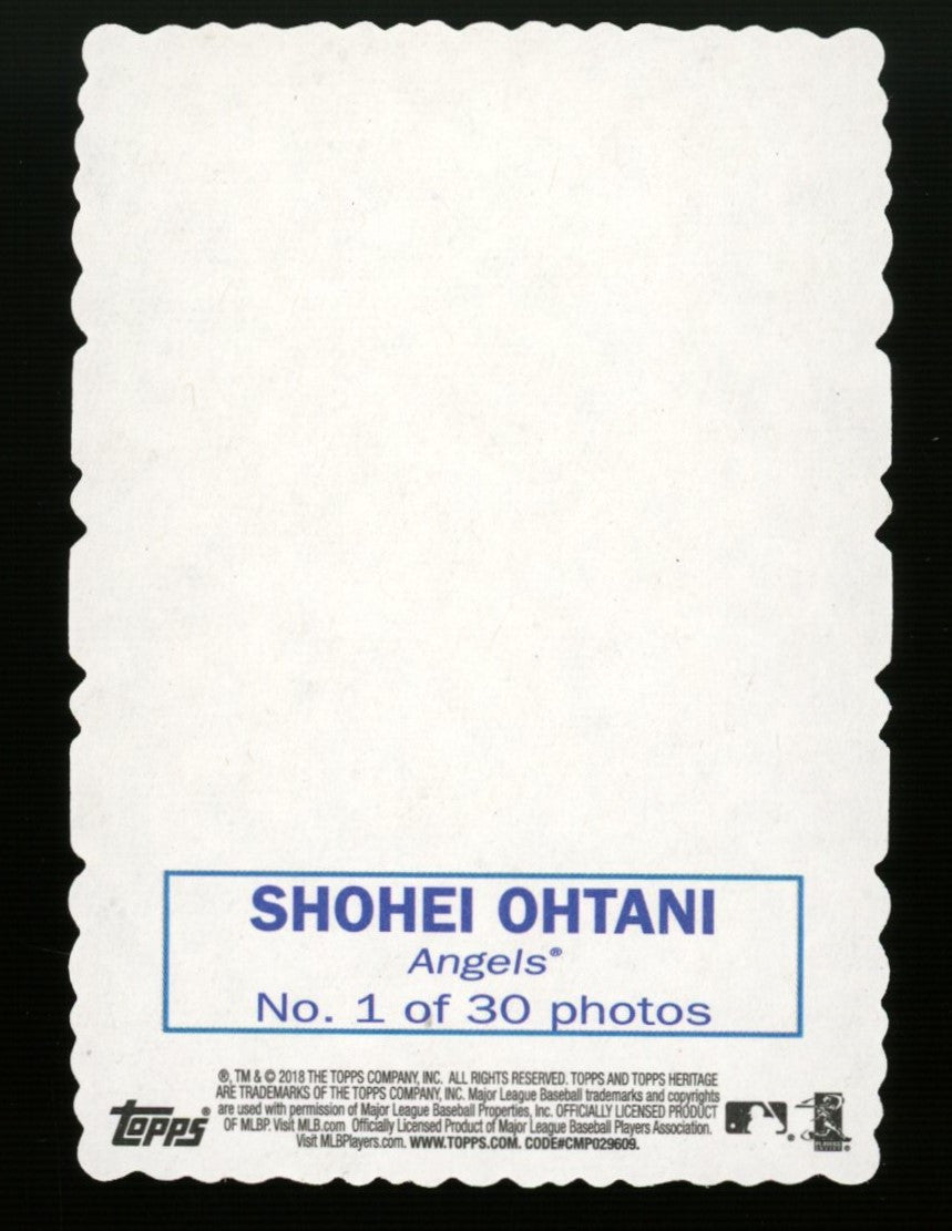 2018 Topps Heritage Deckle Edge High Complete Set (30) Shohei Ohtani