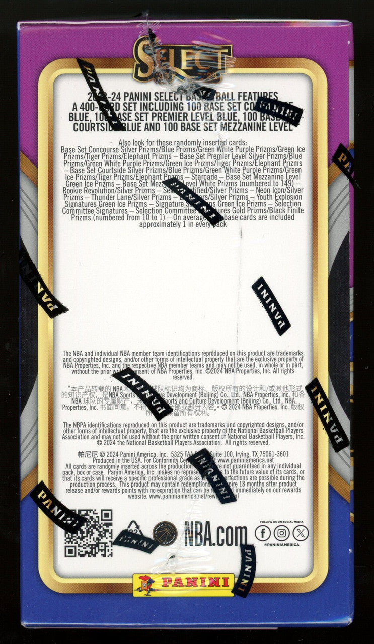 2023/24 Panini Select Basketball Blaster Box Hobby Exclusive Green Ice
