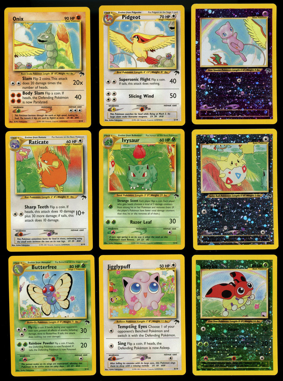 Pokemon Southern Island Collection Full 18 Card Set W/ Binder and Checklist