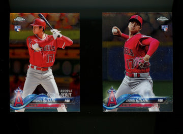 2018 Topps Chrome Update Baseball Complete Set (100) Ohtani Soto Acuna