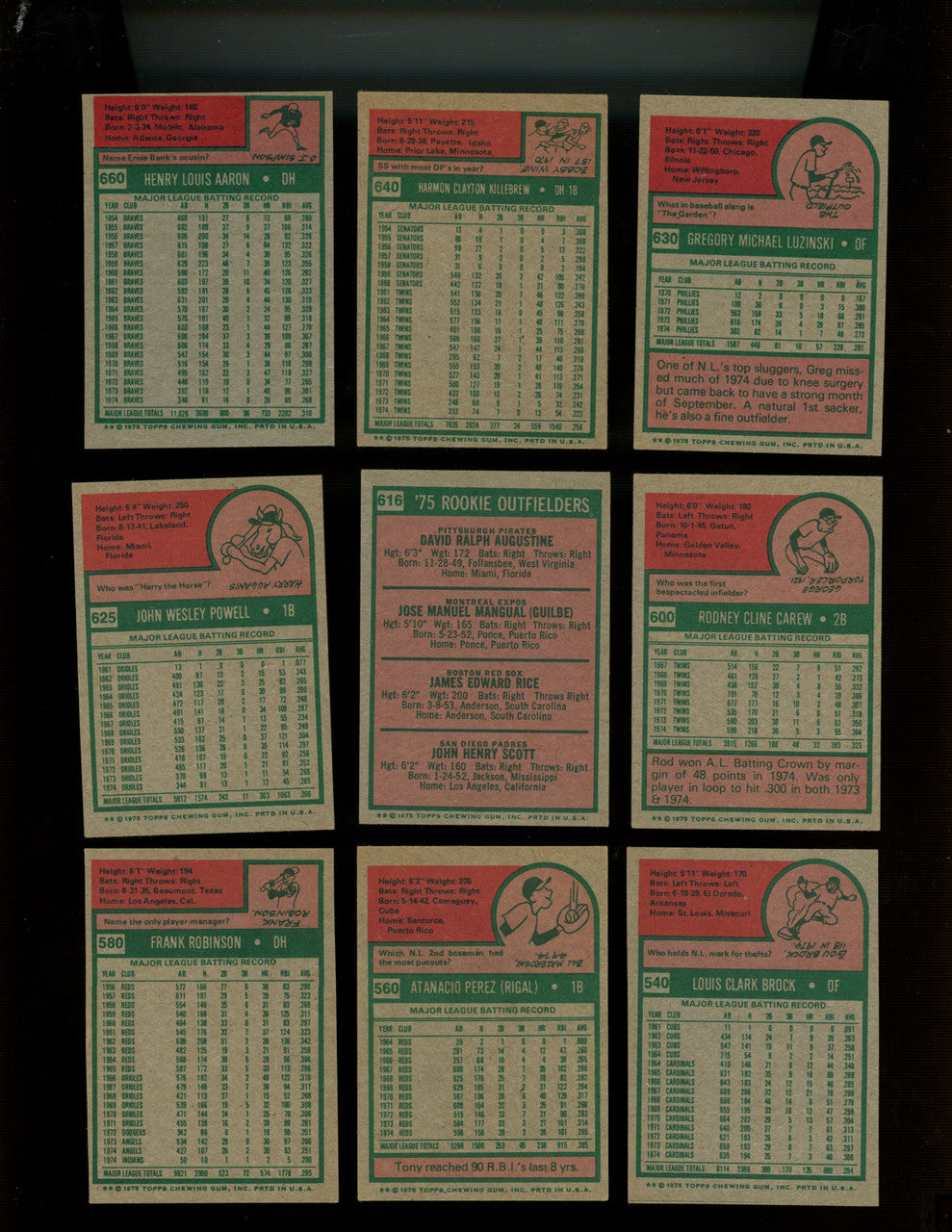1975 Topps Mini Baseball Complete Set (660) EX-MT Overall Brett Yount