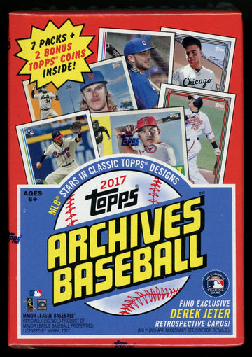 2017 Topps Archives Baseball Blaster Box Factory Sealed