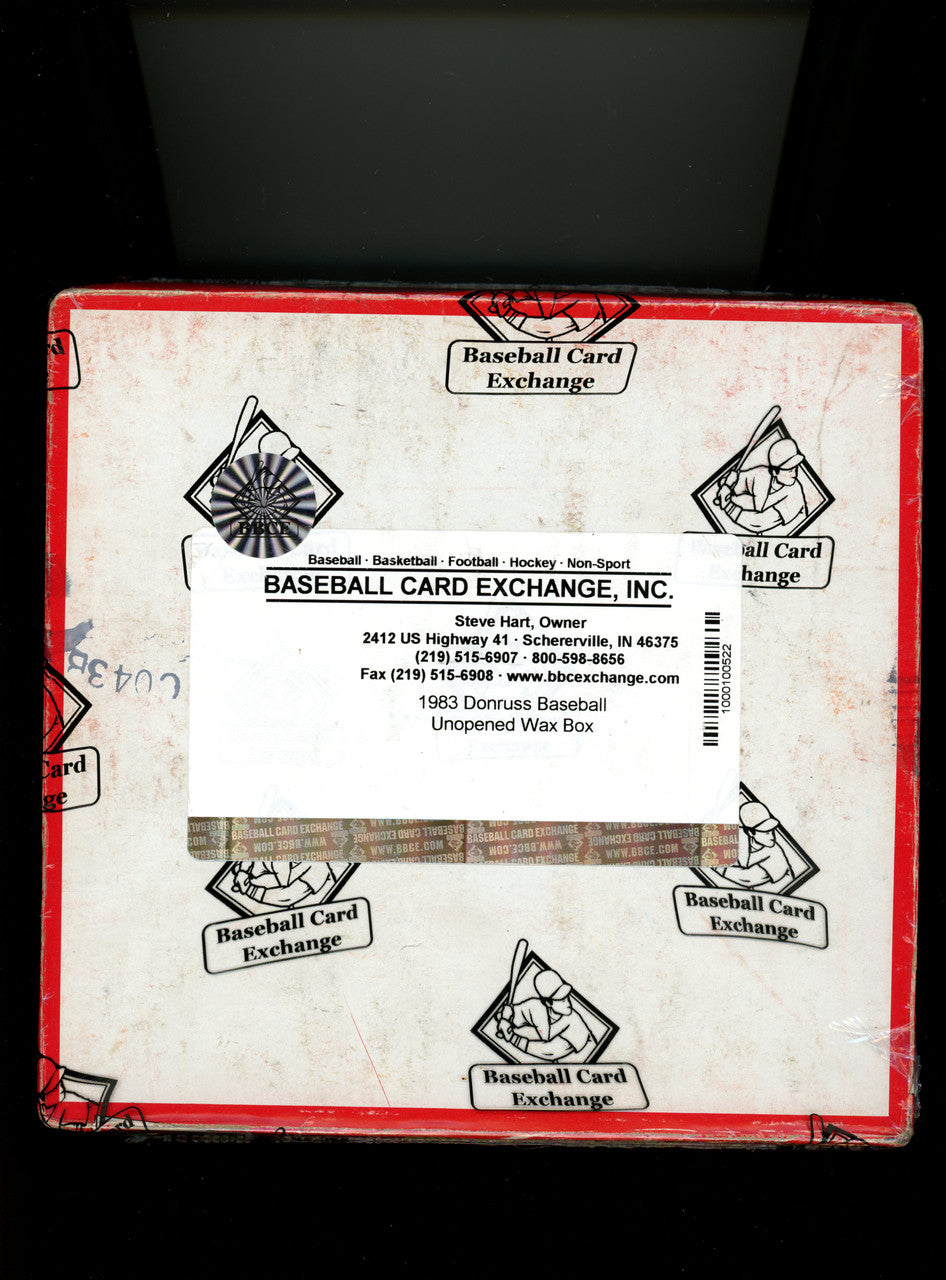 1983 Donruss Baseball Wax Box BBCE Wrapped and Sealed