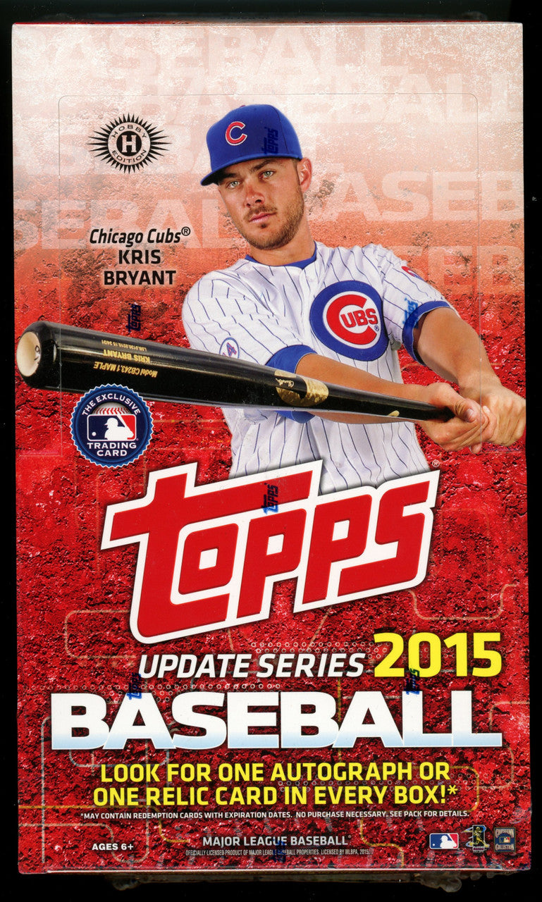 2015 Topps Update Baseball Hobby Box Factory Sealed