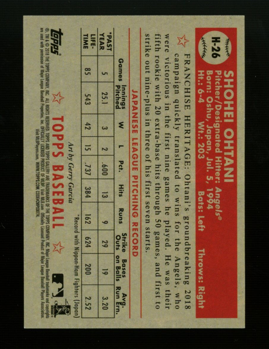 2018 Topps Gallery Heritage Near Complete Set (35/40) Ohtani Acuna
