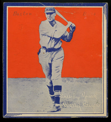 1935 Wheaties Series 1 Wally Berger Hand Cut Panel Low Grade