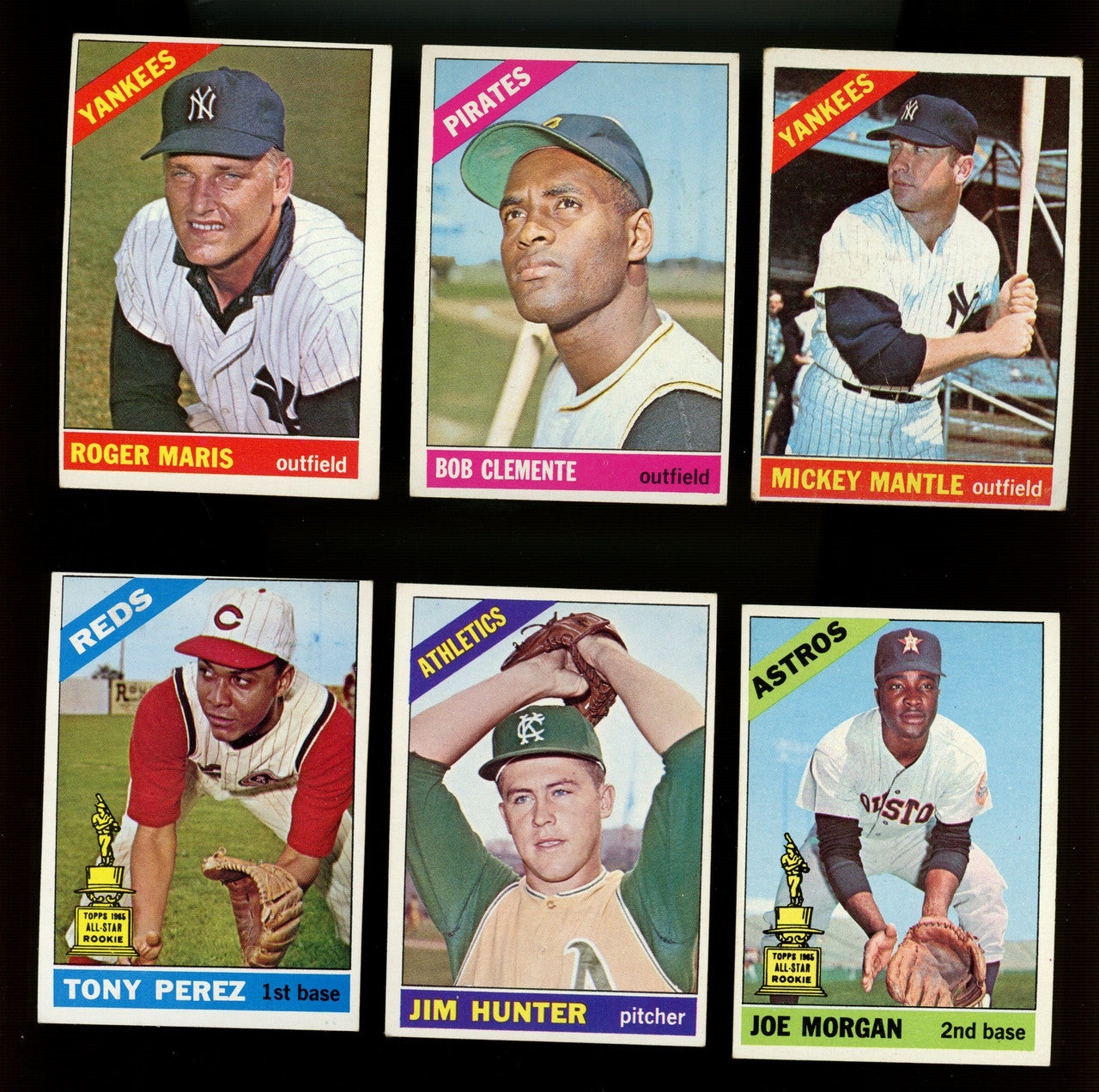 1966 Topps Baseball Complete Set (598) w/ Graded Overall VG-VG/EX