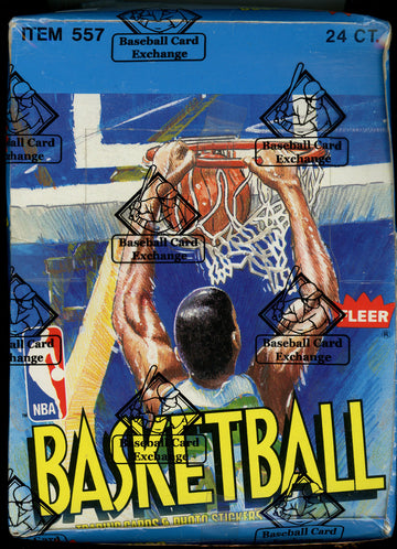 1989-90 Fleer Basketball Rack Wax Box BBCE Wrapped and Sealed (24 packs)