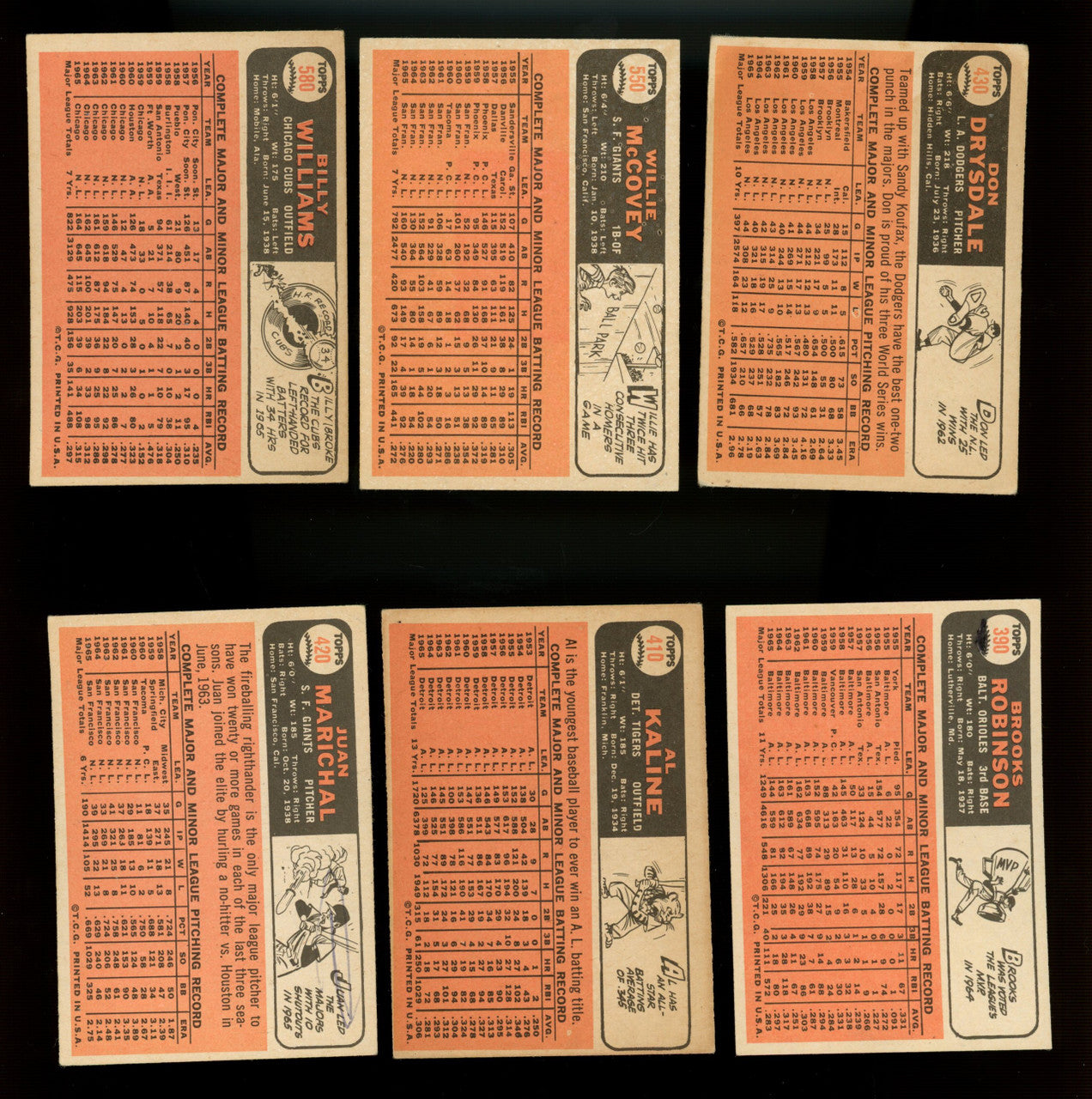 1966 Topps Baseball Complete Set (598) w/ Graded Overall VG-VG/EX