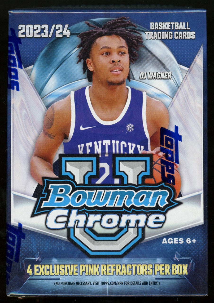 2023/24 Bowman University Chrome Basketball Blaster Box