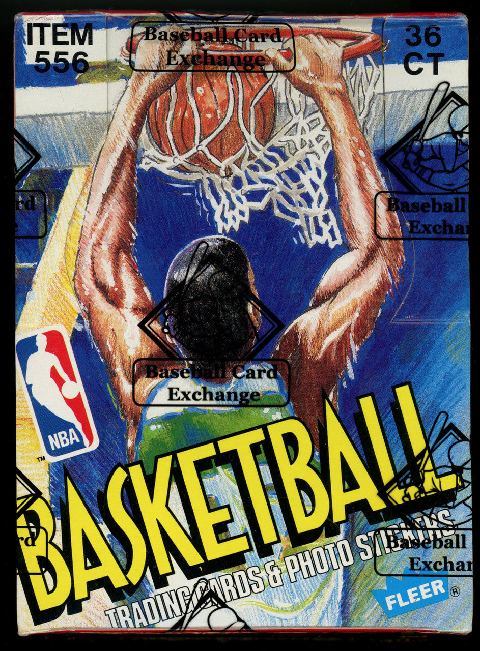 1989-90 Fleer Basketball Wax Box BBCE Wrapped and Sealed