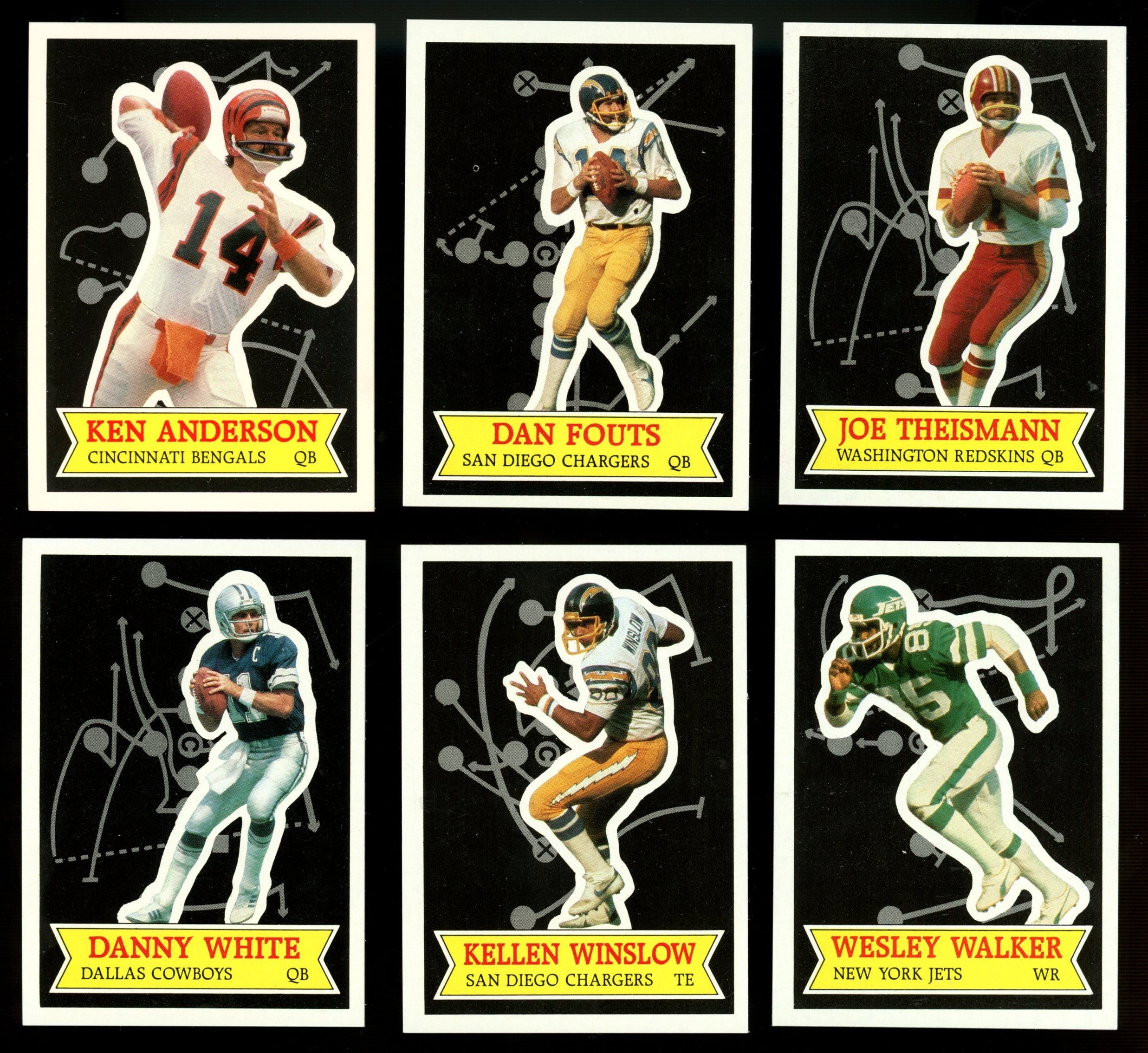 1984 Topps NFL Stars Collector's Edition Football Complete Set (30/30)