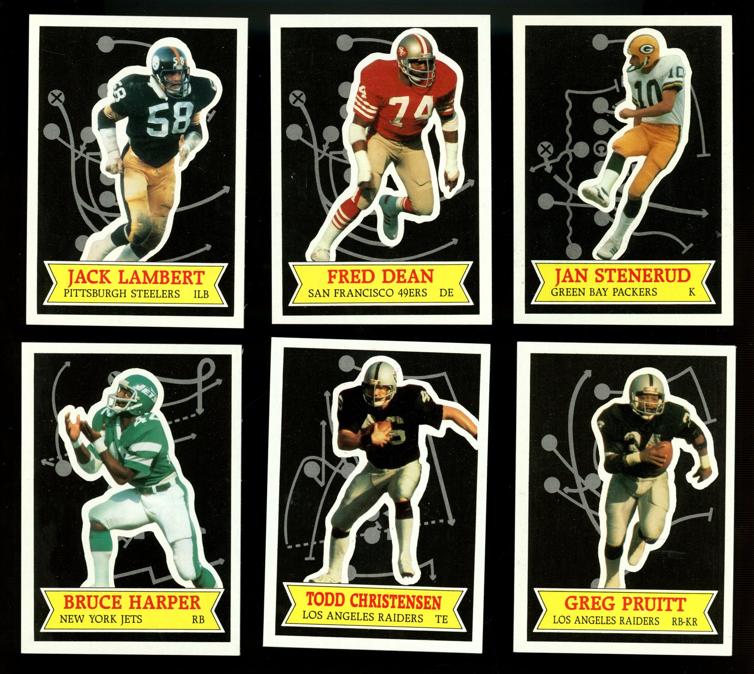 1984 Topps NFL Stars Collector's Edition Football Complete Set (30/30)