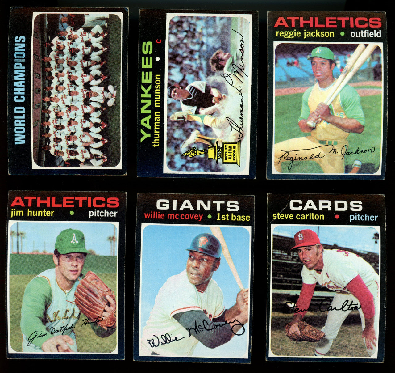 1971 Topps Baseball Partial Complete Set 489/752 w/ Stars VG-EX Overall