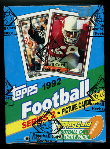 1992 Topps Football Series 2 Box BBCE Wrapped and Sealed