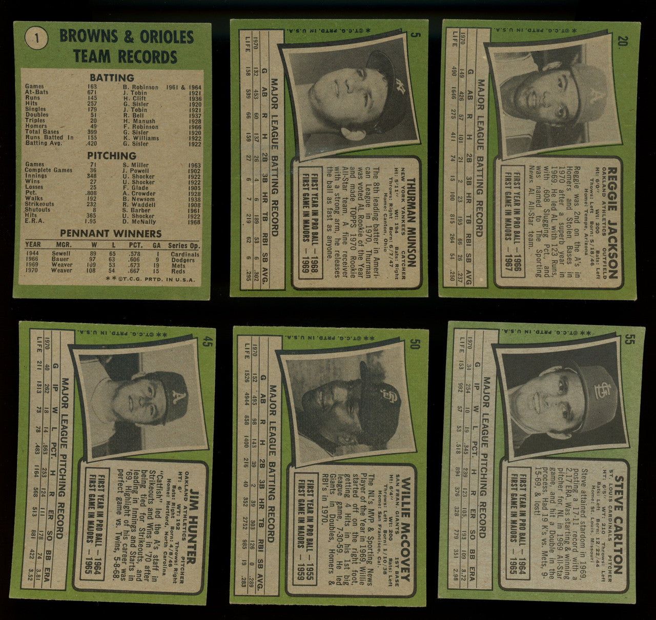 1971 Topps Baseball Partial Complete Set 489/752 w/ Stars VG-EX Overall