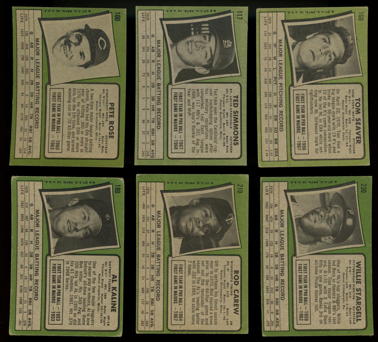 1971 Topps Baseball Partial Complete Set 489/752 w/ Stars VG-EX Overall