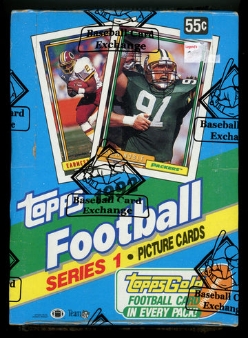 1992 Topps Football Series 1 Box BBCE Wrapped and Sealed