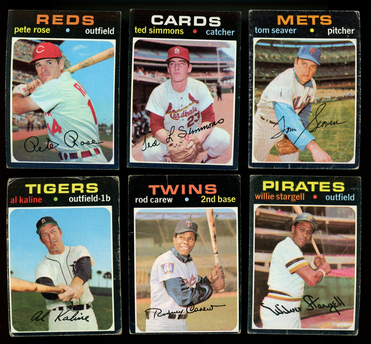 1971 Topps Baseball Partial Complete Set 489/752 w/ Stars VG-EX Overall