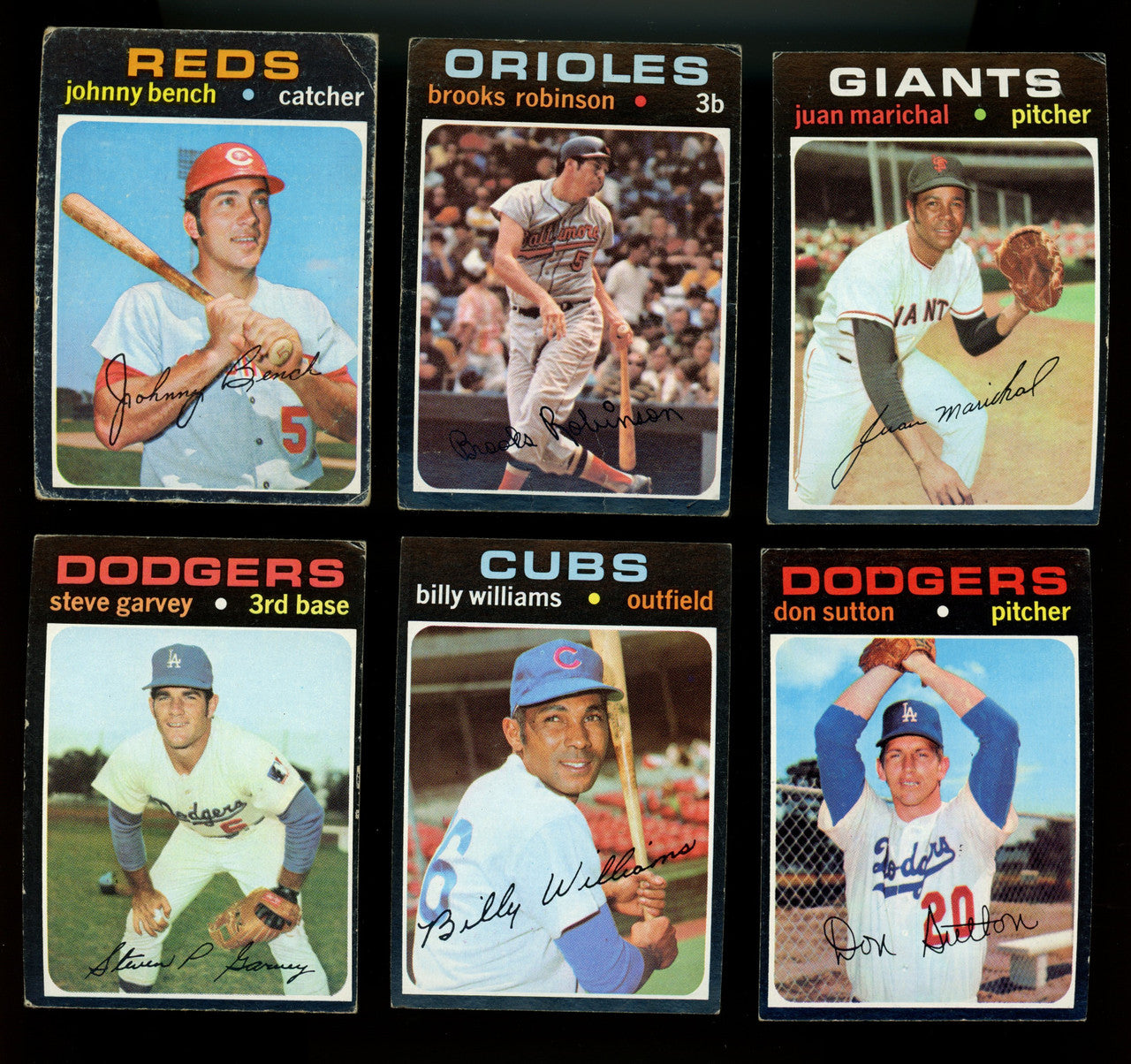 1971 Topps Baseball Partial Complete Set 489/752 w/ Stars VG-EX Overall