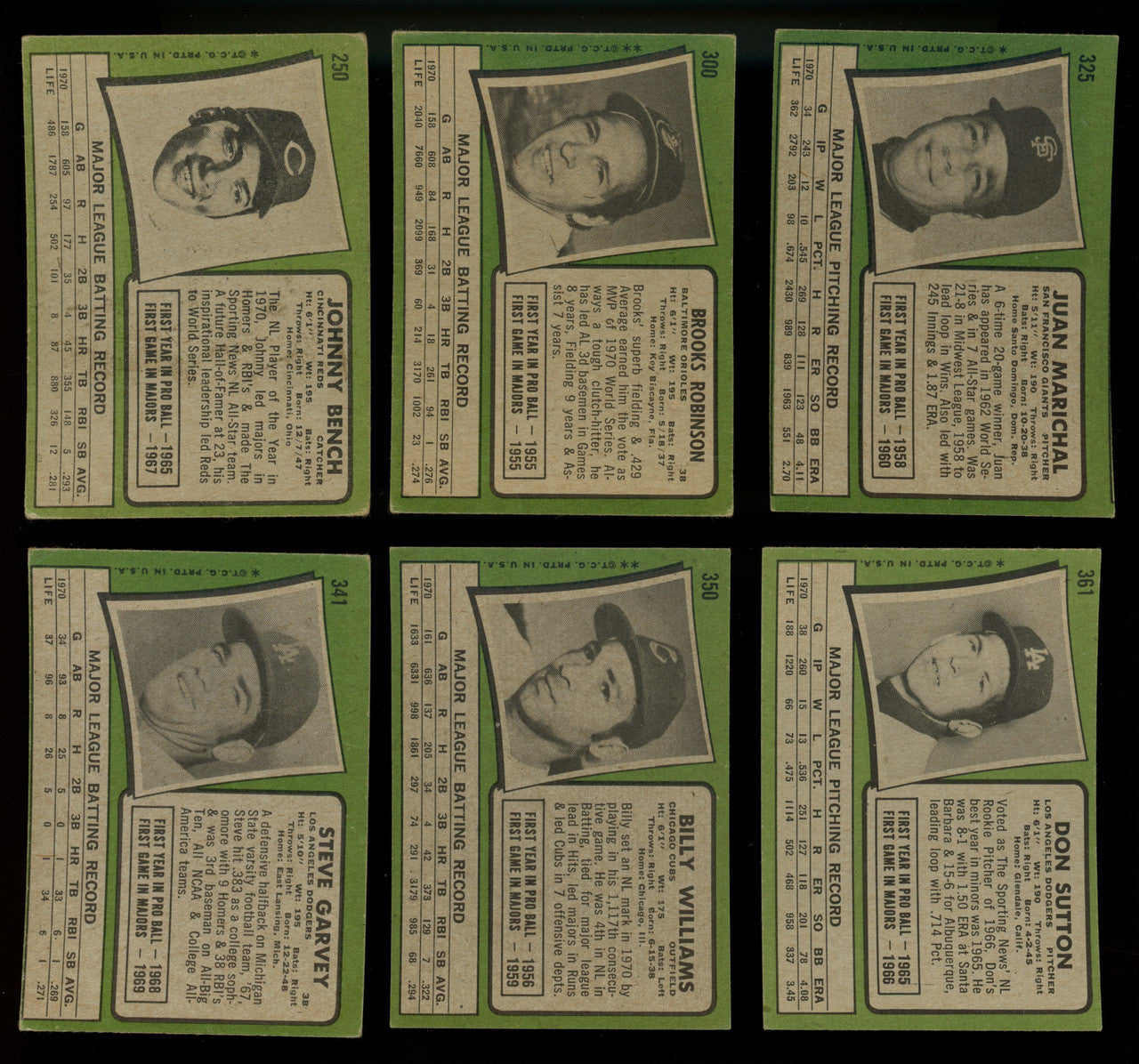 1971 Topps Baseball Partial Complete Set 489/752 w/ Stars VG-EX Overall