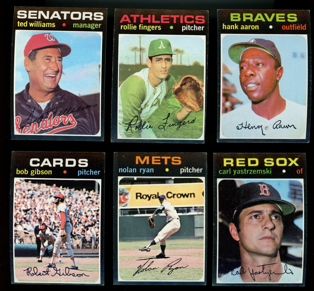 1971 Topps Baseball Partial Complete Set 489/752 w/ Stars VG-EX Overall