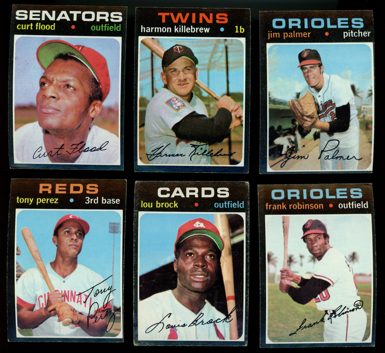 1971 Topps Baseball Partial Complete Set 489/752 w/ Stars VG-EX Overall