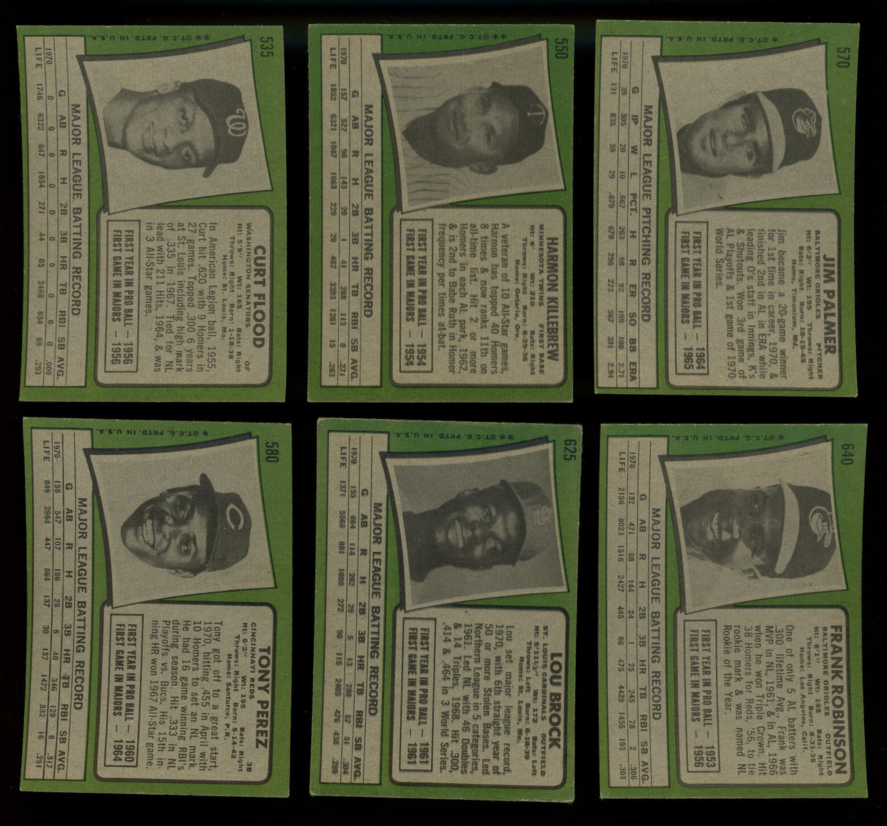 1971 Topps Baseball Partial Complete Set 489/752 w/ Stars VG-EX Overall
