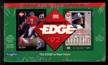 1992 Collector's Edge Football First Edition Box Factory Sealed