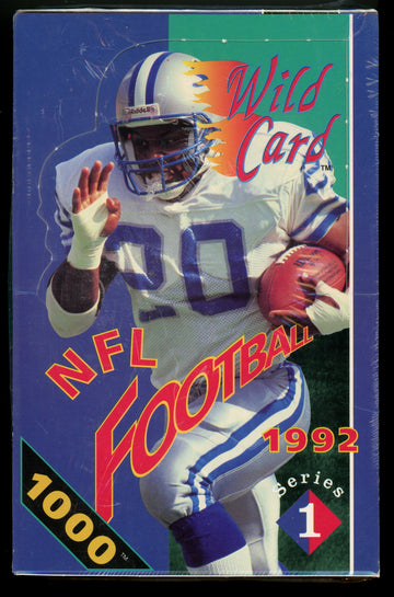 1992 Wild Card NFL Football Series 1 Box Factory Sealed