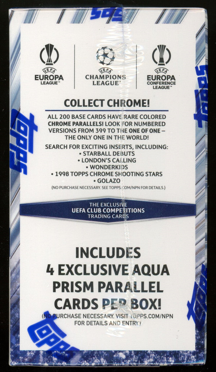 2023/24 Topps Chrome UEFA CC Soccer Blaster Box