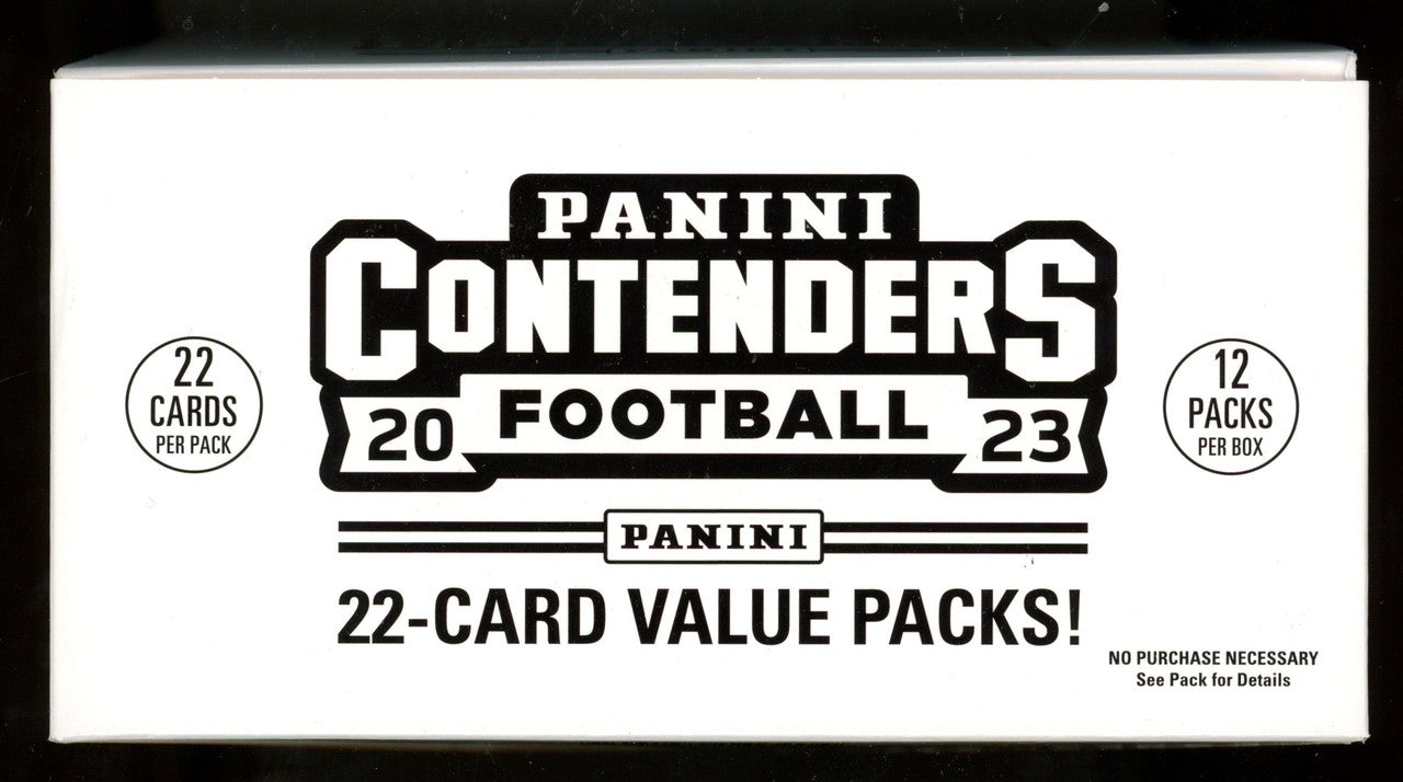 2023 Panini Contenders Football Jumbo Value Pack Box
