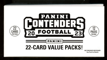 2023 Panini Contenders Football Jumbo Value Pack Box