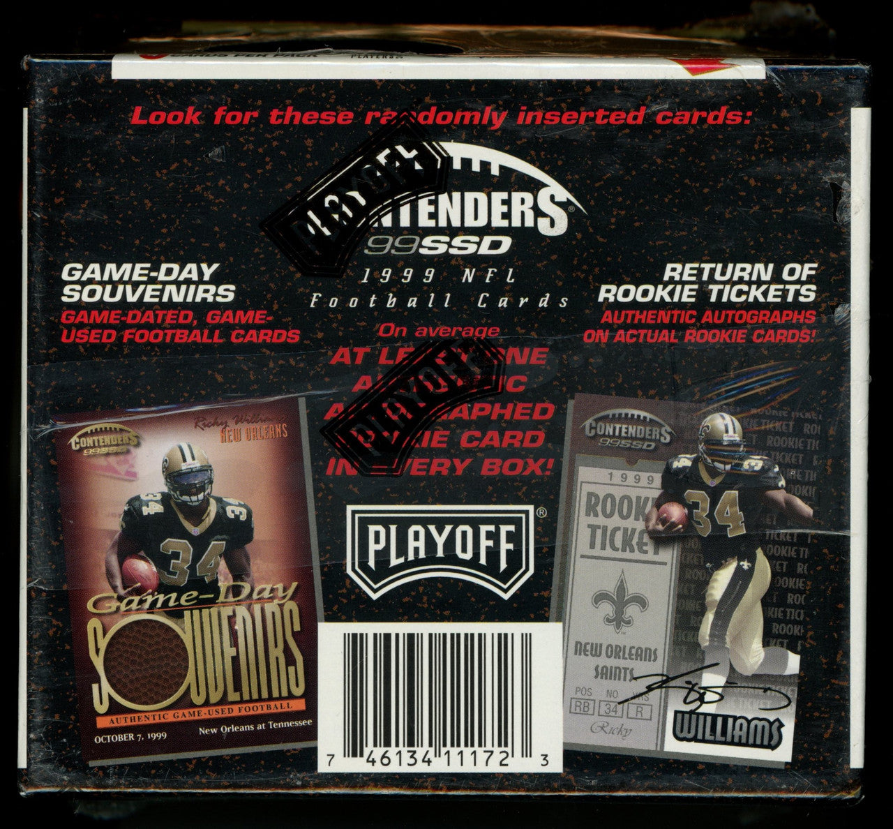 1999 Playoff Contenders SSD Football Hobby Box Factory Sealed