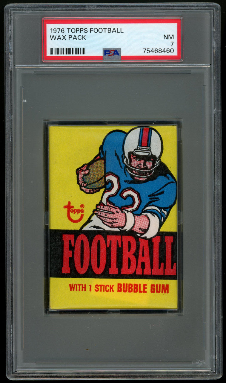 1976 Topps Football Wax Pack PSA 7 (460)