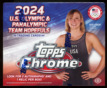 2024 Topps Chrome U.S. Olympic & Paralympic Hopefuls Hobby Box
