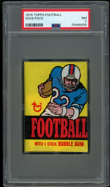 1976 Topps Football Wax Pack PSA 7 (459)