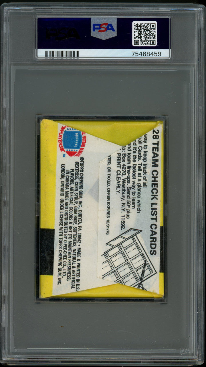 1976 Topps Football Wax Pack PSA 7 (459)