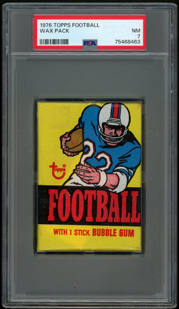 1976 Topps Football Wax Pack PSA 7 (463)