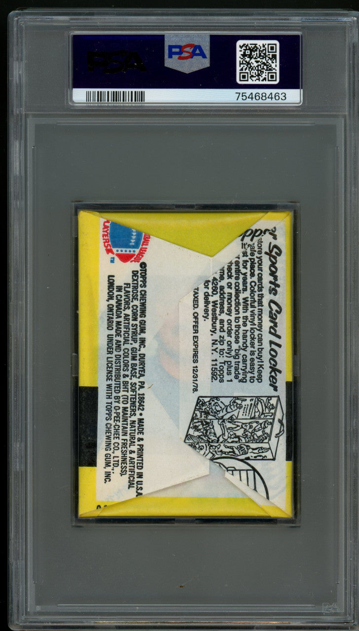 1976 Topps Football Wax Pack PSA 7 (463)