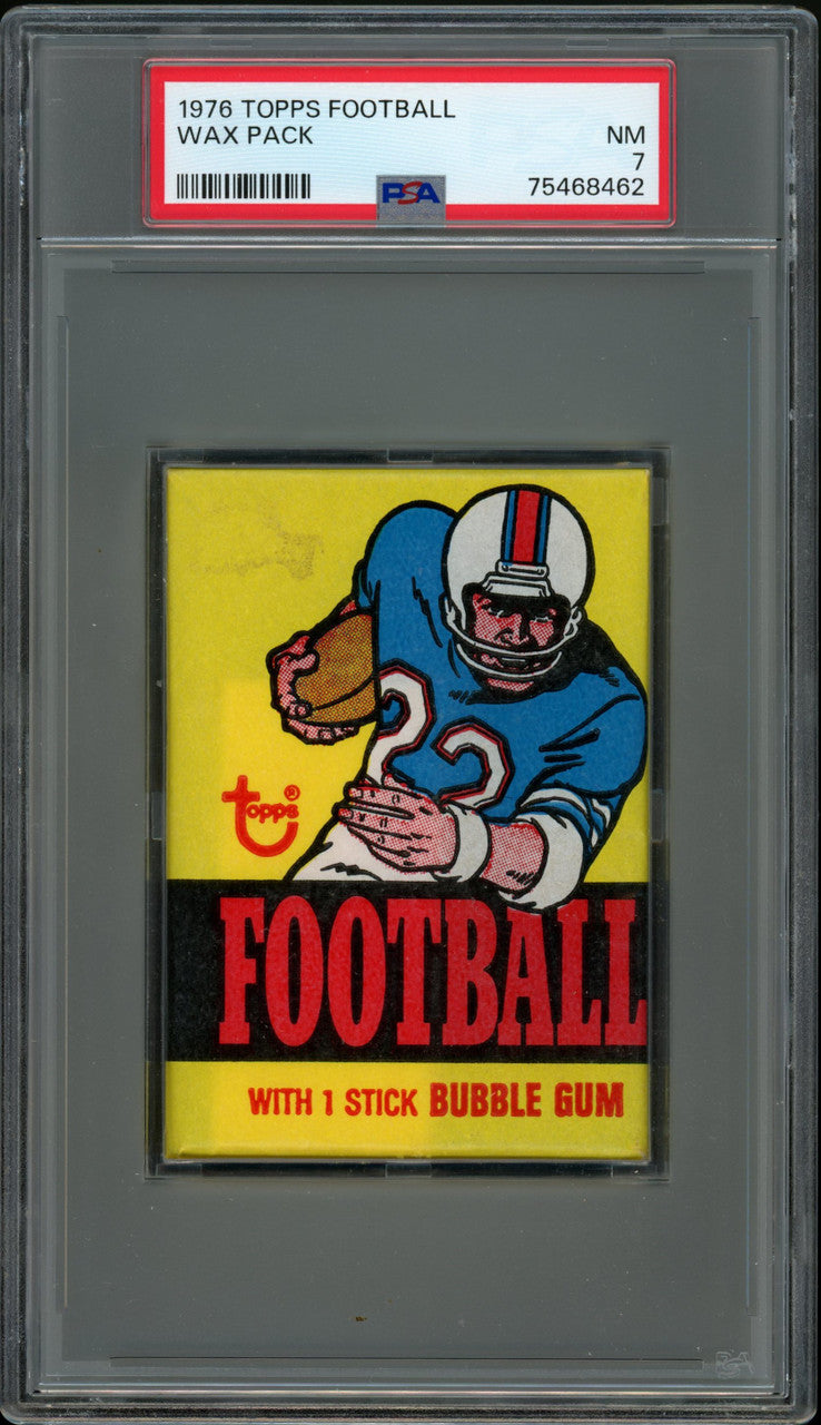 1976 Topps Football Wax Pack PSA 7 (462)
