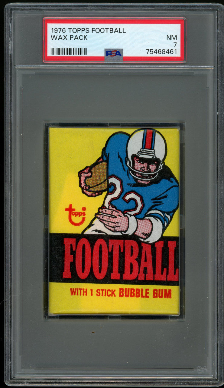 1976 Topps Football Wax Pack PSA 7 (461)
