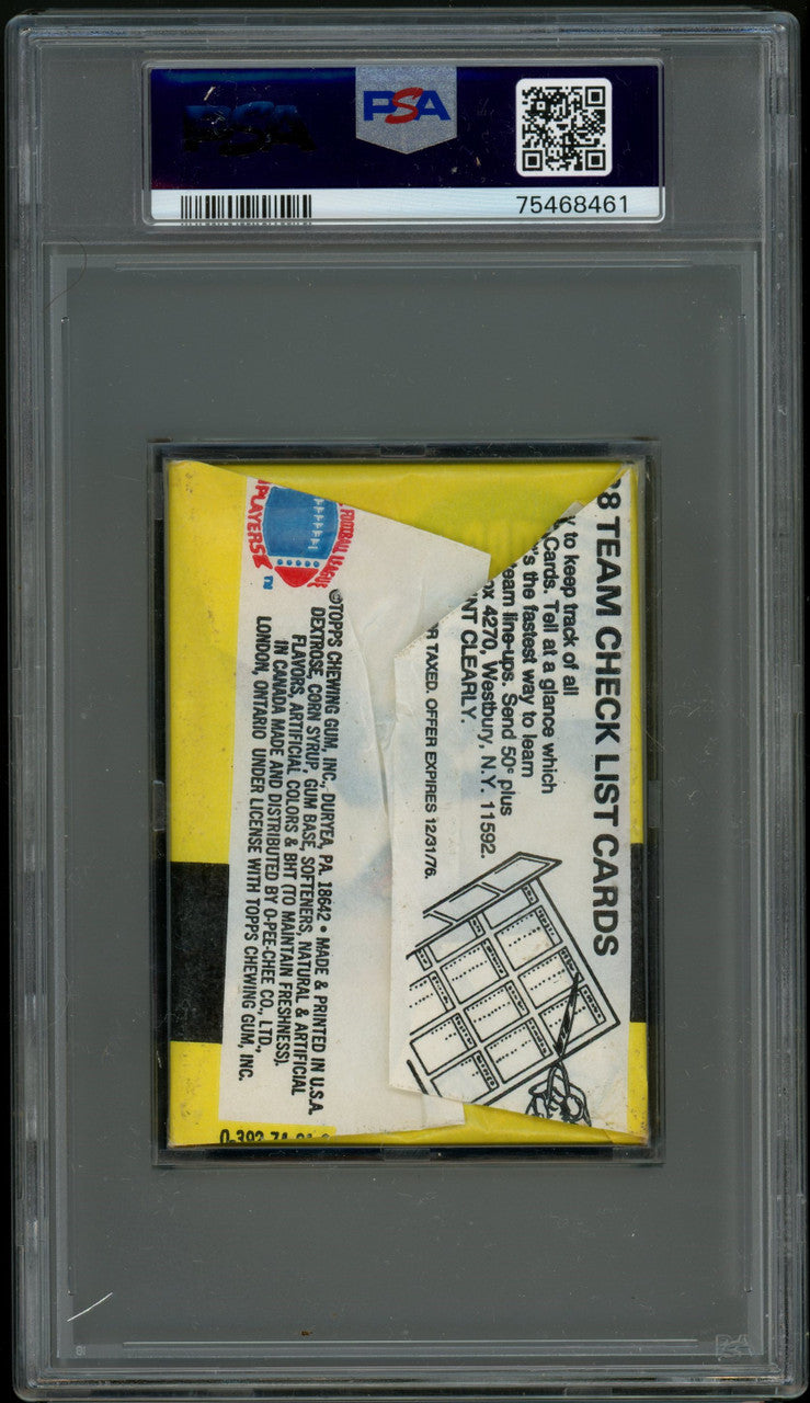 1976 Topps Football Wax Pack PSA 7 (461)