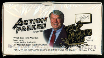 1993 Action Packed Football All Madden Team Box Factory Sealed
