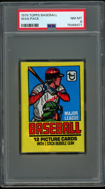 1979 Topps Baseball Wax Pack PSA 8 (471)